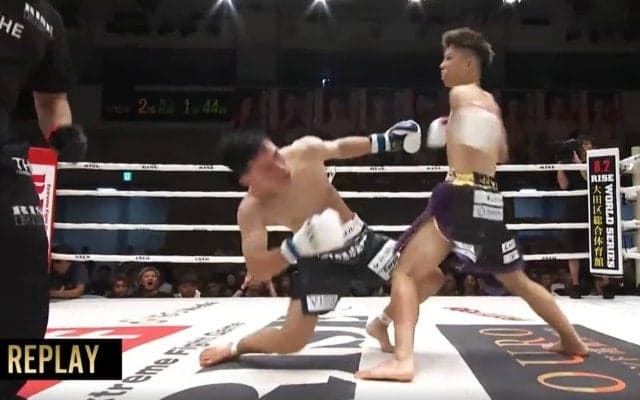 「さすが元ボクサー」連続アッパーで“ぐにゃり”衝撃KO 19歳のKOアーティストにファン騒然