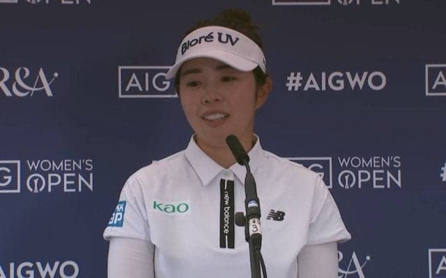 山下美夢有は3位発進「ミドルパットが決まってくれた」　2日目以降も「耐えながら頑張りたい」