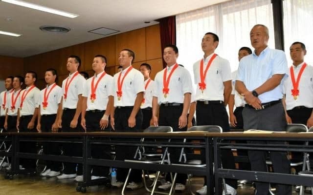 「東洋野球を見て」　14年ぶり夏の甲子園出場、東洋大姫路の壮行会