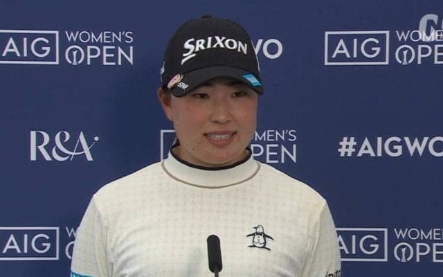 竹田麗央は3打差2位　寒さで前日より飛距離減も「上手くアジャストできた」
