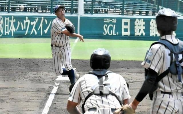 甲子園のマウンドや打席の感触、入念に確認　東大阪大柏原が公式練習