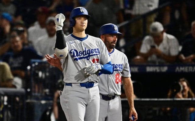大谷翔平、4戦ぶりマルチヒット＆3出塁 ド軍はカーショウ好投で連勝＆首位キープ