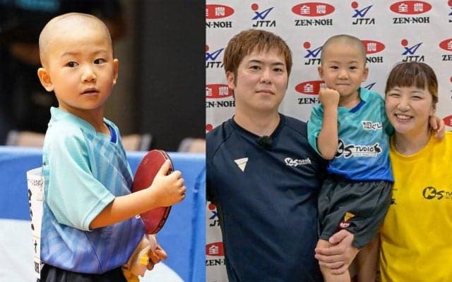 【卓球】家族で戦う全国大会！5歳の長屋太陽がグループ予選で1勝！コーチである父「100点です！」｜全農杯2025