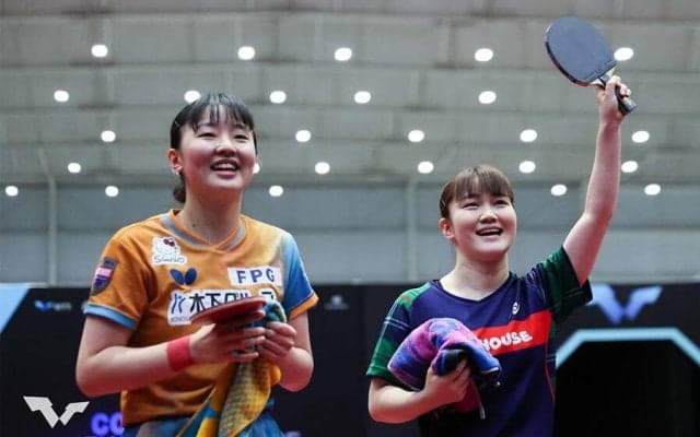 強すぎる！張本・大藤ペアが圧巻の4大会連続V！ペア結成後いまだ負けなし 無傷の16連勝を達成【卓球 WTTフォズ・ド・イグアス】