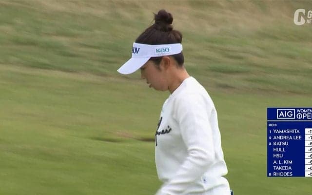 【動画】山下美夢有が海外メジャー初制覇に王手！　24歳誕生日に2つ落とすもトップを死守