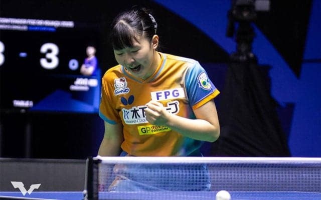 張本美和 カットマン・橋本帆乃香を死闘の末に撃破！2大会連続2冠に王手【卓球 WTTフォズ・ド・イグアス】