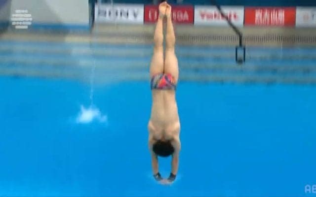 「ゴ～ジャス フィニッシュ！」玉井陸斗、現地解説も大興奮の“美入水” 高得点締めの圧巻演技に「ビューティフォー！」称賛ワード続々