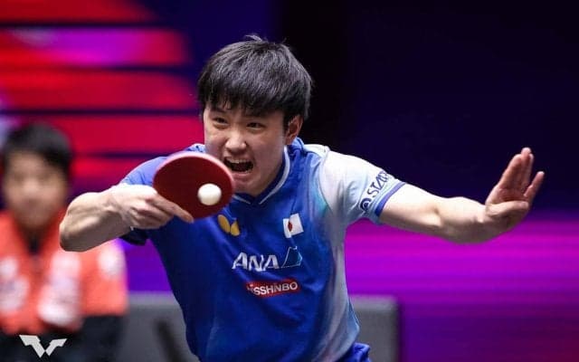 張本智和、“16週連続”日本勢トップ4位を堅守　国際大会ベスト8の濵田一輝は22ランクアップと躍進｜卓球男子世界ランキング（2025年第32週）