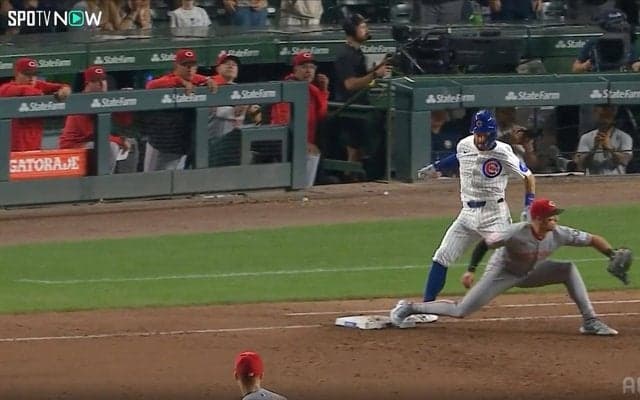 球場騒然！カブス歓喜の同点劇が“幻”に…タイミングはセーフも「踏んでない」 判定覆った“まさかのプレー”に「勘弁して」