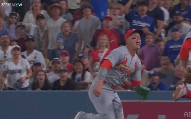「これは侍」30メートルの大激走！ヌートバー、WBC彷彿のビッグプレーに反響続々「これはガチでスーパープレー」「すげえな！たっちゃん」