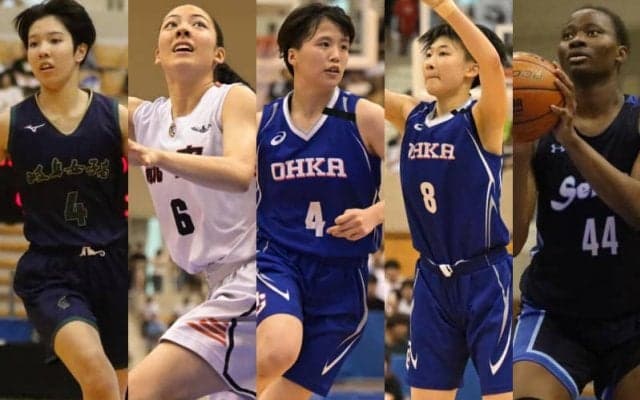 【インターハイ2025女子ベスト5】岡山で輝きを放ったスター候補生
