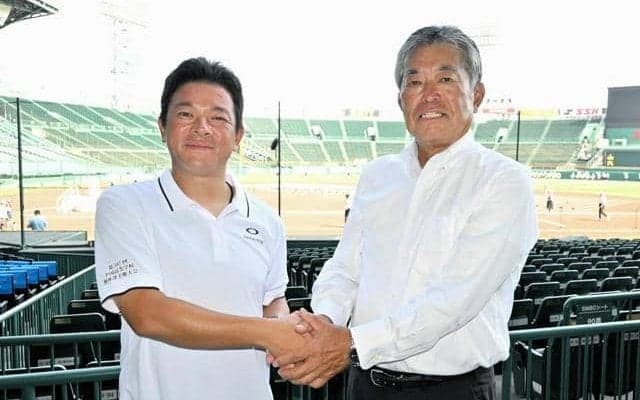 仙台育英、鳥取城北が初戦で対戦　甲子園で監督が対談、意気込み語る