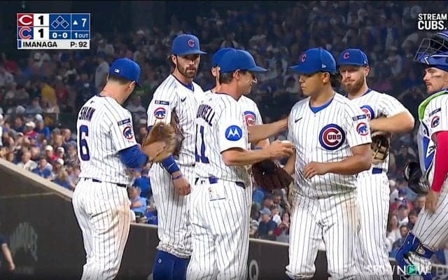 今永昇太の降板で広がった“感動光景” 1失点の“熱投”実らずも「素晴らしいパフォーマンスでした」球場スタオベ、現地実況も称賛