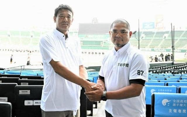 叡明「終盤に一気」津田学園「接戦に」甲子園で対戦の両監督が対談