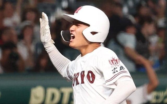 広陵が初戦突破　堀田昂佑が9回完投、先制許すも終盤に逆転…午後7時30分開始のナイター