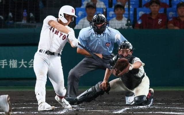 得意の小技生かし、好機にしっかり得点　広陵、3年連続の初戦突破