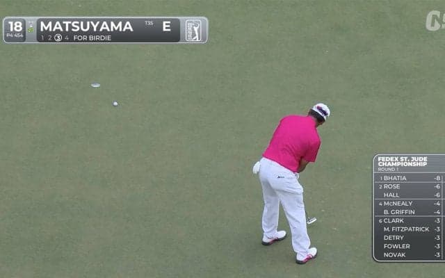 【動画】PGAツアープレーオフシリーズ初戦松山英樹は27位発進　首位は「62」のバティーア【フェデックスセントジュードフェデックスセントジュードチャンピオンシップ1日目】