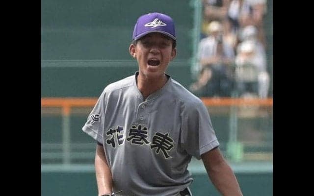 強打者相手に迷わず直球　「出世番号」背負う花巻東・2年生の萬谷