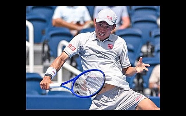  錦織圭 フェデラー風 片手バック披露 