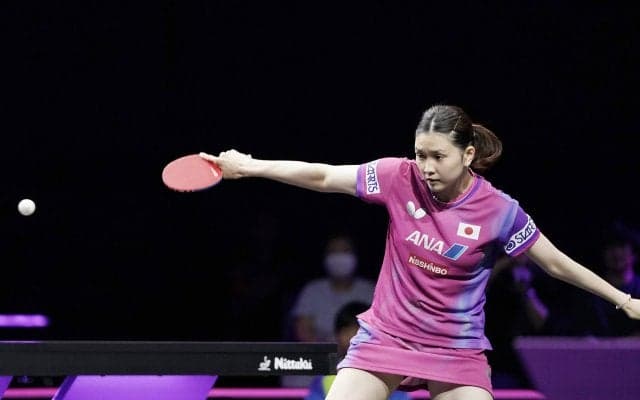 橋本帆乃香 世界1位の孫穎莎から先制するも逆転負け 対外国人連勝は41でストップ【卓球 WTTT横浜】