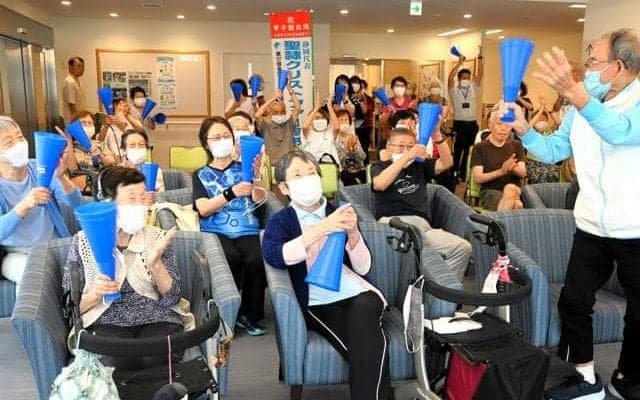 浜松・聖隷グループのお年寄りも応援　プレーに「元気をもらった」