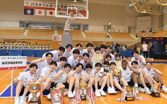 【U18日清食品トップリーグ2025】桜花学園「ディフェンスから走るバスケで優勝を狙う」
