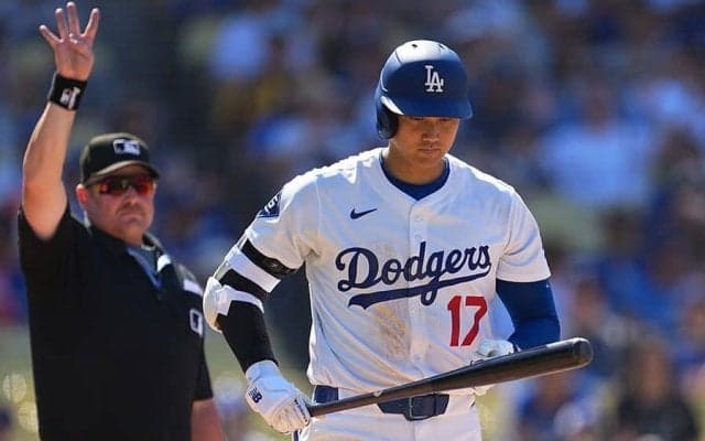 大谷翔平、8回の好機でこの日2度目の申告敬遠　本拠地は大ブーイング…16敬遠はリーグ最多