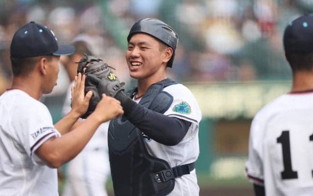 高川学園の主将が本塁打含む3安打5打点！好投手対策ハマり初戦突破「狙い通りの打撃ができた」【25年夏甲子園】