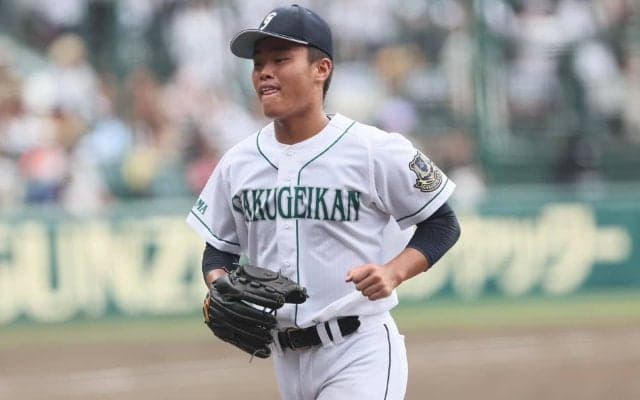 岡山学芸館のエース左腕が完封勝利！5回のピンチでは連続三振｢ゼロで抑えたかった｣【25年夏甲子園】