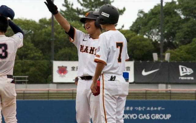 “オール2年”多摩川ボーイズが初戦突破　11安打で逆転、井端は3安打…ジャイアンツ杯開幕