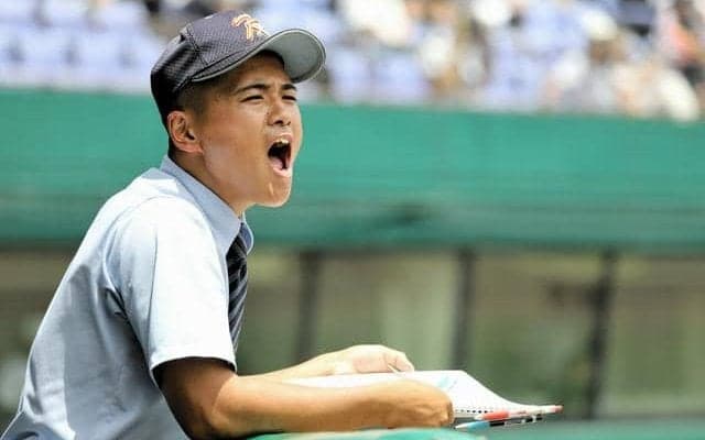 京都国際　ダブル主将の1人、嘉門さん　チームを支える記録員に