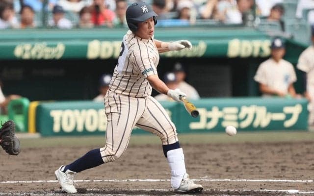 「片手スイング」のガッツ見せたがチームは完封負け、痛みを押し殺し強行出場した東大阪大柏原の主将は無念の途中交代【25年夏甲子園】