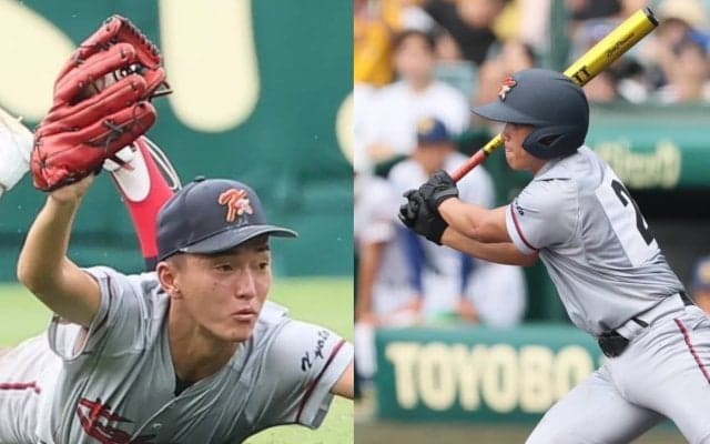 昨夏Vメンバー京都国際・長谷川颯「スクラムを組んでつないだ」！石垣元含め、健大高崎の全4投手から安打をマーク【25年夏甲子園】