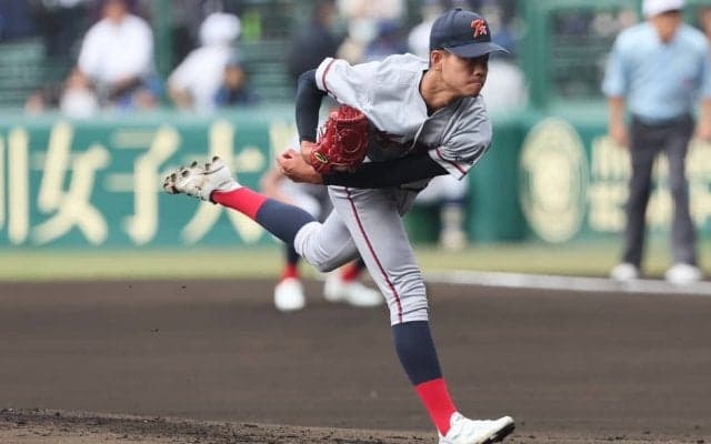京都国際・西村が、160球3失点の粘投！チェンジアップを駆使し緩急で健大高崎打線を封じる【25年夏甲子園】