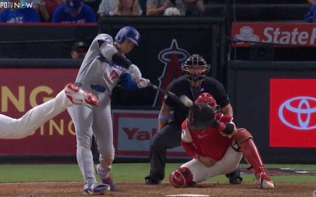 これは諦める…大谷翔平、184キロ特大弾に相手野手も“確信” 被弾した瞬間にお見送りモード