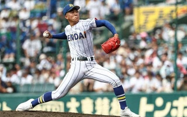 最速タイ155キロ　健大高崎・石垣元気「プロしかめざしてない」