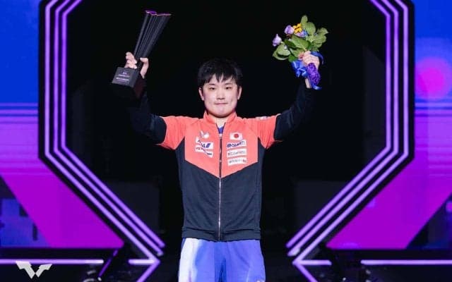 張本智和、卓球王国・中国が恐れるべき“5大脅威”に選出　No.1サウスポーの王楚欽撃破は「間違いなく彼の自信を高める」