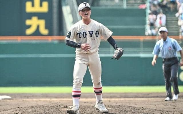 自他とも認めるマイペース　東洋大姫路のエース右腕、冷静に粘り強く