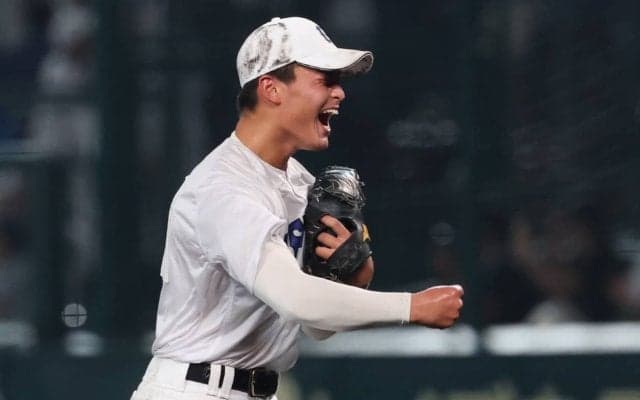 伝統校の「1」、県岐阜商2年生エース柴田は「疲れは一切なかった」と2戦連続完投勝利！【25年夏甲子園】