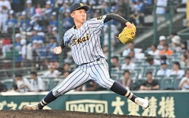 初戦の悔しさ「取り返す」と誓って力投　東海大星翔の水野右京投手