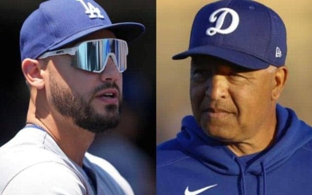 スタメン落ちのコンフォートとロバーツ監督は何を話していたのか？　会話の切り抜き画像が拡散…ド軍ファンは大喜利状態に