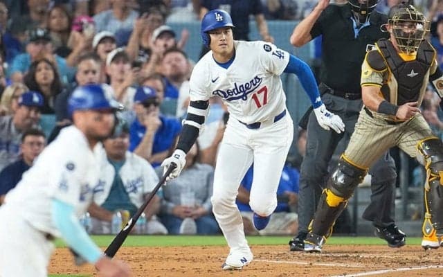 ド軍戦中継で映り込んだ“大物日本人”　普段は解説も…最前列で大谷らを観戦