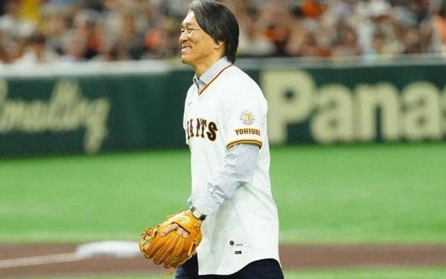 松井秀喜氏「監督が見守ってくれたおかげ」　ストライク送球で長嶋さんに感謝「1番喜んでる」