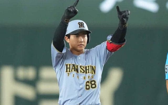 高卒4年目、阪神21歳トッププロスペクトは「見てて、気持ちがいいな」プロ初の猛打賞が話題　ガッツあふれるフルスイングで左翼枠に急浮上　「虎の未来は明るい」