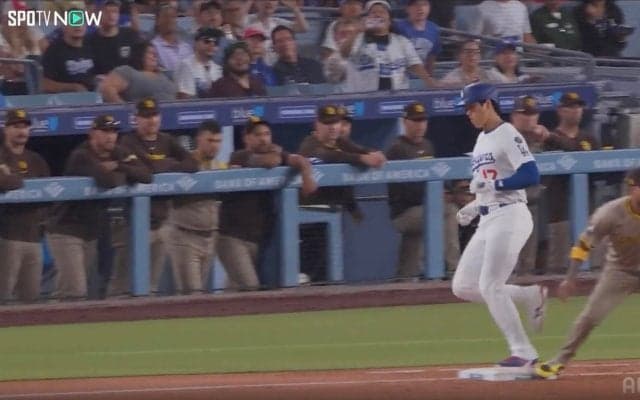 大谷翔平、満塁で併殺崩れも「最低限の仕事」 負けられない首位攻防戦で勝利へ執念…“3度手を叩き、2度頷く”