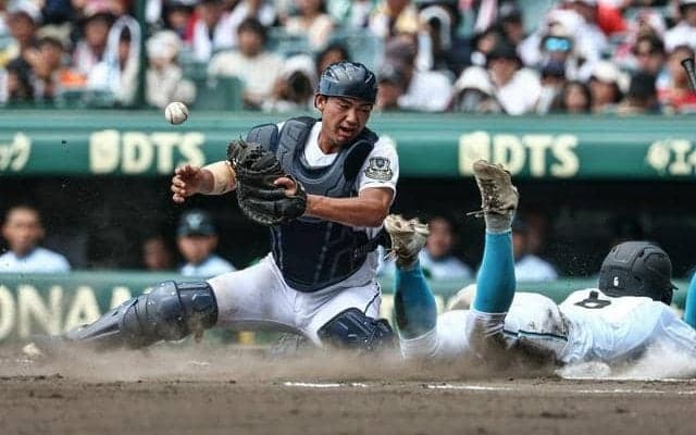 大舞台のスイング、両親に届いた　岡山学芸館・前田蓮斗選手