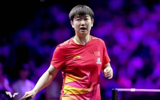 世界1位の孫穎莎「カットはとても脅威。第2ゲームから戦術を修正できた」橋本帆乃香を破ってベスト8進出【卓球 WTT横浜】
