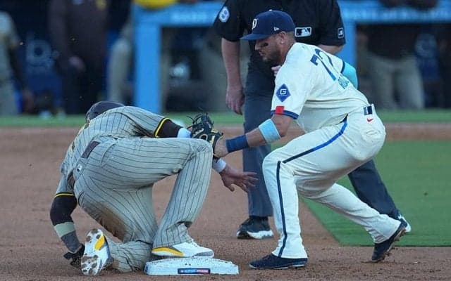 ドジャース相手にまさかの珍事「3/4」　パドレスが繰り返した“失敗”に騒然「見たことない」