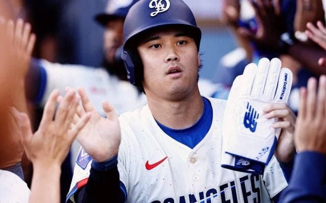 ドジャースがパドレスに連勝で単独首位に返り咲き　大谷翔平は2打数1安打2四球、先制含む2得点で勝利貢献