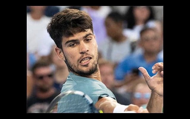 アルカラス 試合終了から50分で練習